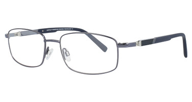 Easyclip Eyeglasses EC493 Shiny Dark Steel Blue & Dark Blue/50