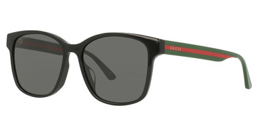 Gucci Eyeglasses GG0417SK BLACK-MULTICOLOR-GREY/001