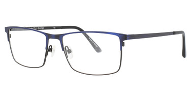 Michael Ryen Eyeglasses MR-296 Navy/Black/3