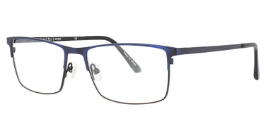 Michael Ryen Eyeglasses MR-296 Navy/Black/3
