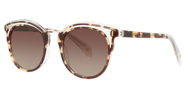 Divaldi Eyeglasses DV0106 Brown Tortoise & White & Crystal/10