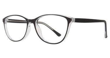 Eye Q Eyewear Eyeglasses EQ321 Black/Crystal/BLACK
