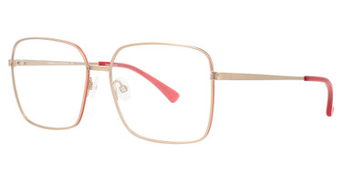 Paradox Eyeglasses P5064 Matt Gold & Red/10