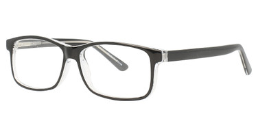 Elements Eyeglasses EL-380 Black/Crystal/3