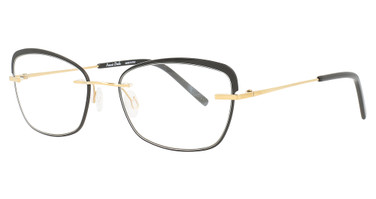 Francis Drake Eyeglasses La Jolla Black gold/1