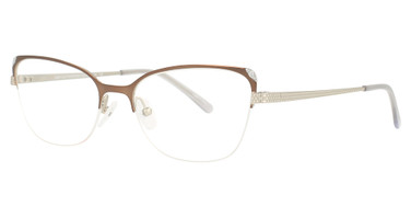 Easyclip Eyeglasses EC539 Matt Brown & Matt Silver/Matt Silver/10