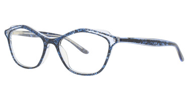 Paradox Eyeglasses P5074 Dark Blue & Crystal/50