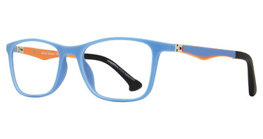 Global Optique Eyeglasses JR49 BLUE/ORANGE