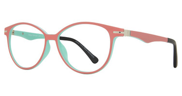 Global Optique Eyeglasses JR50 PINK/GREEN