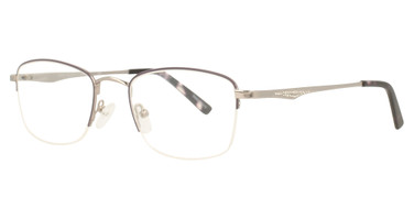 Cote d Azur Eyeglasses CDA 290 Plum/Silver/3