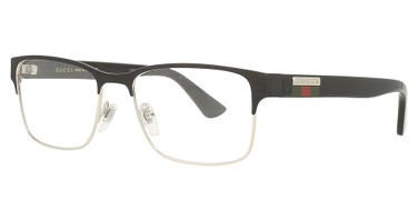 Gucci Eyeglasses GG0750O BLACK-BLACK-TRANSPARENT/005