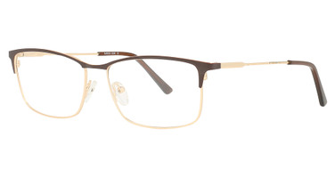 Optimate Eyeglasses 5298 Matte Gold with Matte Brown/MGLD/MBR