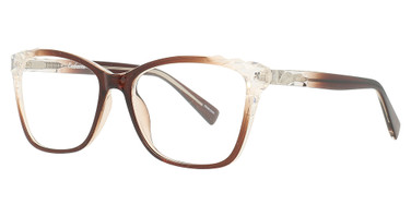 Enhance Eyeglasses 4167 BROWN / CRYSTAL