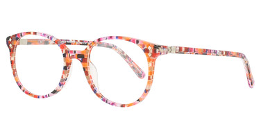 Easyclip Eyeglasses EC537 Red Multicolor/30