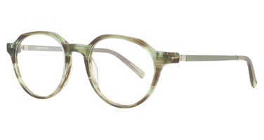 Easyclip Eyeglasses EC559 Light Green & Brown Marbled / Matt Light Green/60