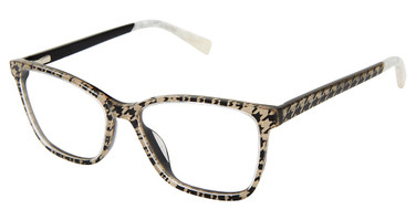gx by GWEN STEFANI Eyeglasses GX081 gold houndstooth print/GLD