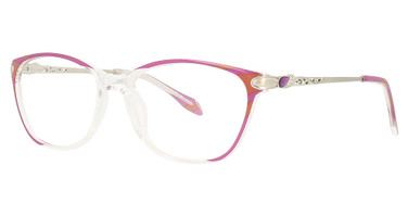 ClearVision Eyeglasses Luann AUBERGINE MULTI