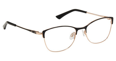 Superflex Eyeglasses SF-587 BLACK ROSE GOLD/S200