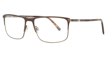 OAKNYC Eyeglasses O3001 Matt Dark Brown & Matt Light Brown/10