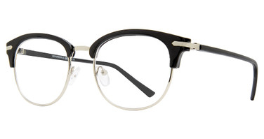 Affordable Designs Eyeglasses Tucker Black Silver