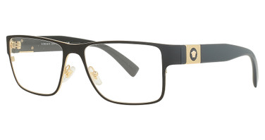 Versace Eyeglasses VE1274 MATTE BLACK/GOLD/1436
