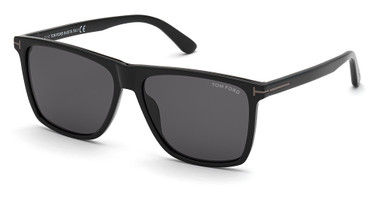 Tom Ford Eyeglasses FT0832-N shiny black / smoke/01A