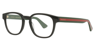 Gucci Eyeglasses GG0927O BLACK-GREEN-TRANSPARENT/001