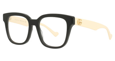 Gucci Eyeglasses GG0958O BLACK-WHITE-TRANSPARENT/005