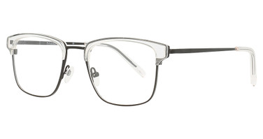 Michael Ryen Eyeglasses MR-350 Crystal/Black/3