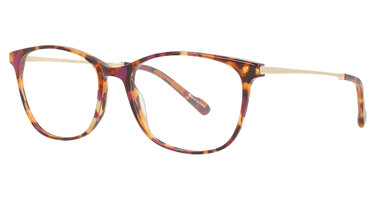 Scott Harris UTX Eyeglasses SHX-007 Plum Amber Tortoise / Gold/1