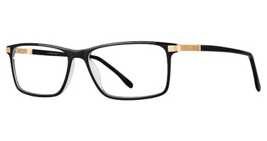 Vivid Eyeglasses BIG AND TALL 23 black crystal