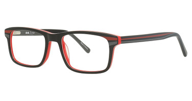 db4k Eyeglasses Otto Black / Red/1