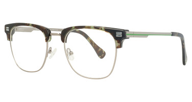 Hurley Eyeglasses HMO114 Olive Tort-Shiny Gun/318