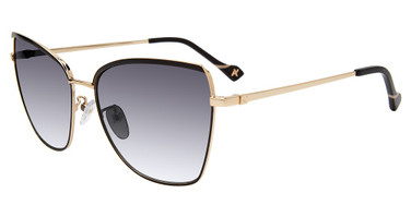 Yalea Eyeglasses SYA058 Black/Gold 0302