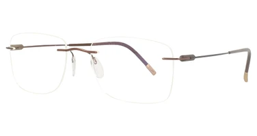 Silhouette Eyeglasses 5561 rectangle harmonious brown/6040