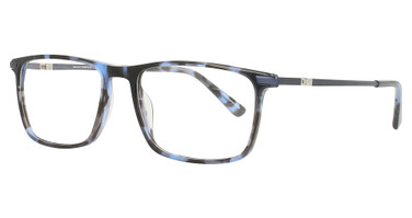 Easyclip Eyeglasses EC597 Blue Tortoise/Blue/50