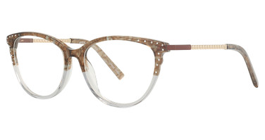 Elegante Eyeglasses EL50 Brown/6