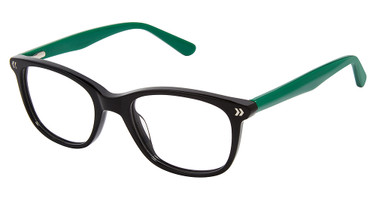Superflex Eyeglasses SFK-272 BLACK GREEN/S300