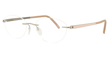 Silhouette Eyeglasses 5529 Rhodium smokey blossom/6760