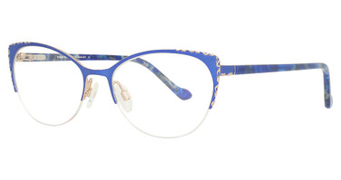 Takumi Eyeglasses TK1204 Satin Blue & Shiny Gold / Blue Tortoise/50