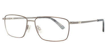 Easyclip Eyeglasses EC612 Brown & Steel/10