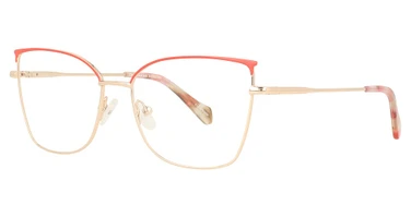 Encore Vision Eyeglasses INT210 Coral/Rose Gold