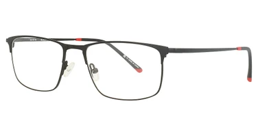 Bulova Eyewear Eyeglasses Carondelet Black/Red