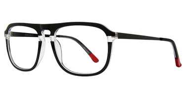 ECKO Unltd Eyeglasses ECKO712 Black/Crystal/BLACK/CRYSTAL