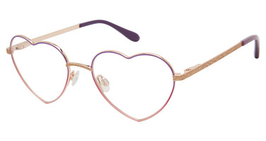 Lulu by Lulu Guinness Eyeglasses LK046 purple/pink/PUR