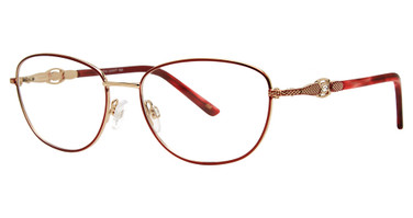 Sophia Loren Eyeglasses Sophia Loren 964 Gold/Burgundy/077