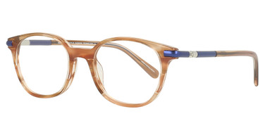 Easyclip Eyeglasses EC649 Brown Striped & Blue/10