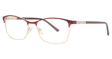 Marie Claire Eyeglasses 6309 Burgundy/Gold