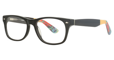 PEACE LOVE Eyeglasses SO COOL BLACK