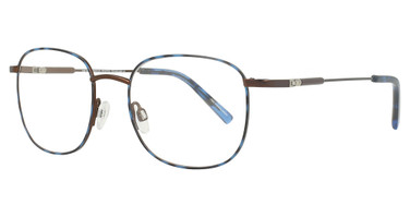 OAKNYC Eyeglasses O3021 Blue Tortoise / Copper/50